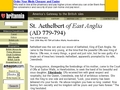 St. Aethelbert, King of East Anglia