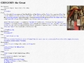 Patron Saints Index: Gregory the Great