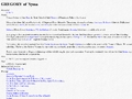 Patron Saints Index: Gregory of Nyssa