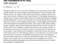 Lives of the Saints: The Conversion of St. Paul
