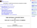 General Constitutions of the Secular Franciscan Order