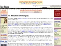 Catholic Encyclopedia: St. Elizabeth of Hungary
