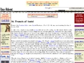 Catholic Encyclopedia: St. Francis of Assisi