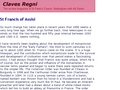 Claves Regni: St. Francis of Assisi